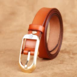 New Designer Fashion Women's Belts High Quality Genuine Leather Brand Straps Female Waistband Pin Buckle Vintage Women Belts