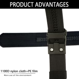 TUSHI New 140cm Military Gun Belt for Men Sturdy Nylon Metal Automatic Buckle Duty Tactical Belt Outdoor Girdle IPSC Accessories