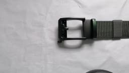 Men's Nylon Belt Toothless Buckle Male Waistband Width:3.4cm Black\Coffee\Blue\Beige \Green Length:110-120cm