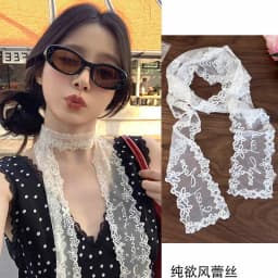 Unique Y2k Long Lace Waistband Floral Bow Lace Waist Belt Tie Up Thin Dress Jeans Belt Summer ремень женский cinturones de mujer