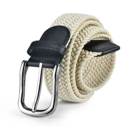 33 Styles Men Black Metal Pin Buckle Belt Fashion Casual Business Simple Wild Elastic Woven Comfort Stretch Belt Non-hole