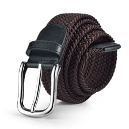 33 Styles Men Black Metal Pin Buckle Belt Fashion Casual Business Simple Wild Elastic Woven Comfort Stretch Belt Non-hole