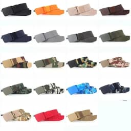 3.8X120cm Automatic Buckle Nylon Belt Male Army Green Camouflage Tactical Belt Mens Waist Canvas Belts Cummerbunds Women Strap