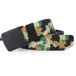 3.8X120cm Automatic Buckle Nylon Belt Male Army Green Camouflage Tactical Belt Mens Waist Canvas Belts Cummerbunds Women Strap