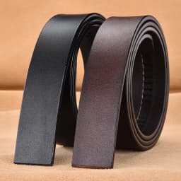 High Quality Leather Belt Men's Automatic Buckle Belt Without Buckle Fashion Leather Belt for Men No Buckle3.5cm