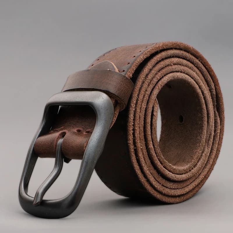 Belt for Men Leather Needle Buckle Belt for Men Vintage All-in-one Jeans with Simple Casual Designer Belt for Men