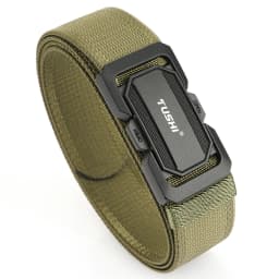 TUSHI Official Genuine Military Belt Elastic Belt for Men Alloy Buckle Quick Release Tactical Belt Stretch Girdles Male