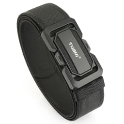 TUSHI Official Genuine Military Belt Elastic Belt for Men Alloy Buckle Quick Release Tactical Belt Stretch Girdles Male