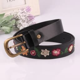 Fashion Hot Girls Women Waist Slimming Belt with Embroidery Flower Waistband Dropship