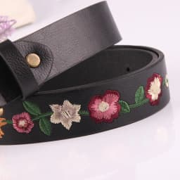 Fashion Hot Girls Women Waist Slimming Belt with Embroidery Flower Waistband Dropship
