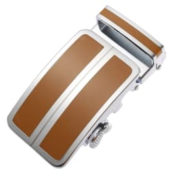 Fashion Alloy Automatic Buckle Ratchet Black Belt Buckle 40mm Width for Men Suitable for 3.5cm Width Leather Belt No Holes