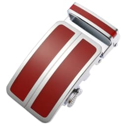 Fashion Alloy Automatic Buckle Ratchet Black Belt Buckle 40mm Width for Men Suitable for 3.5cm Width Leather Belt No Holes