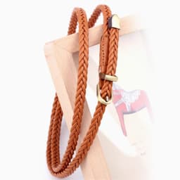 Vintage Woven Belt Women Korean Adjustable Thin Waistband Female Lady Dress Coat Decorative Colorful Waist Straps