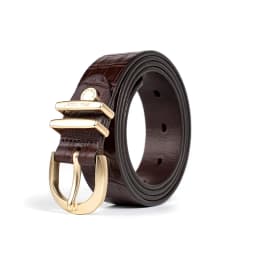 BEAUTODAY Retro Belts Women Genuine Cow Split Metal Buckle Old Crease Design Adjustable Ladies Jeans Accessories Handmade 91031