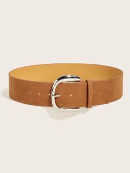 5.8x107cm Vintage Suede Leather Wide Belt Casual Gold Silver Metal Pin Buckle Waistband Women Men Business Waist Strap Gifts