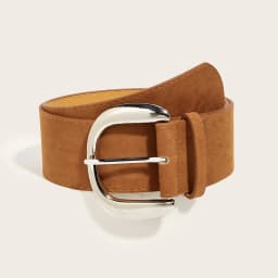 5.8x107cm Vintage Suede Leather Wide Belt Casual Gold Silver Metal Pin Buckle Waistband Women Men Business Waist Strap Gifts