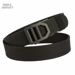Black Metal Automatic Buckle Hard Tactical Belts Thick 1100D Nylon Webbing Belt For Men Outdoor 3.8cm Heavy Duty Military Girdle