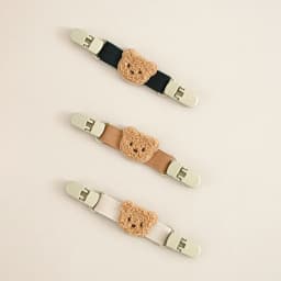 INS Korean Style Kids Harness Clip to Prevent Off, Cute Bear Harness Clip Baby Shoulder Strap Anti-Slip Stretch Accessories
