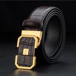 Ciartuar Men's Fashion Belt Genuine Leather Strap High-Quality First Layer Luxury Buckle