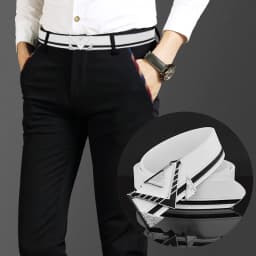 2025 New High Quality Belts for Men &Women Unisex Fashion Shiny White Design Buckle Waist Shaper Leather Belts