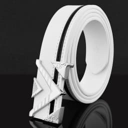 2025 New High Quality Belts for Men &Women Unisex Fashion Shiny White Design Buckle Waist Shaper Leather Belts