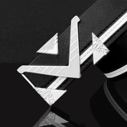 2025 New High Quality Belts for Men &Women Unisex Fashion Shiny White Design Buckle Waist Shaper Leather Belts