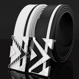 2025 New High Quality Belts for Men &Women Unisex Fashion Shiny White Design Buckle Waist Shaper Leather Belts
