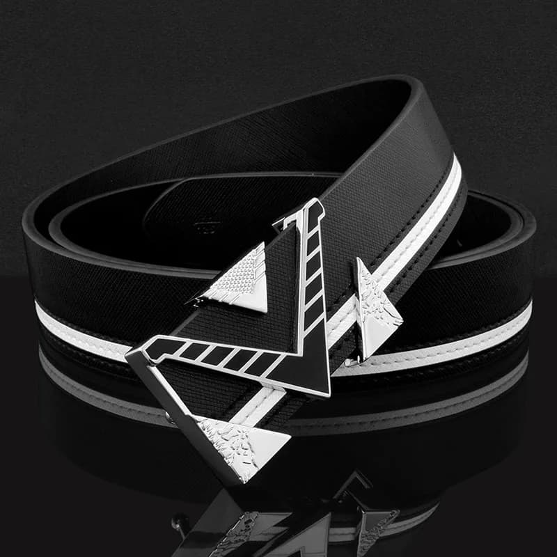 2025 New High Quality Belts for Men &Women Unisex Fashion Shiny White Design Buckle Waist Shaper Leather Belts