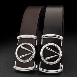 Fashion V letter Black genuine leather designer belts men HighQuality Cowskin Waist Strap Casual Automatic buckle ceinture homme