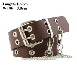 2023 Women Belts New PU Leather Simple Metal Buckle Belt Girls Dress Jean Pants Waistband Belts for Lady Luxury Designer Brand