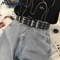 2023 Women Belts New PU Leather Simple Metal Buckle Belt Girls Dress Jean Pants Waistband Belts for Lady Luxury Designer Brand