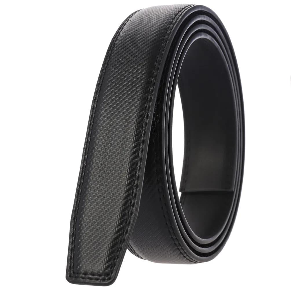 30mm 31mm Width No Buckle Ratchet Belt For Men Black Mens Leather Belts Without Buckles High Quality Strap