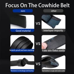 Genuine Leather Click Belts for Men Luxury Brand Designer FashionAutomatic Buckle Men's jeans High Quality Waist Male Strap