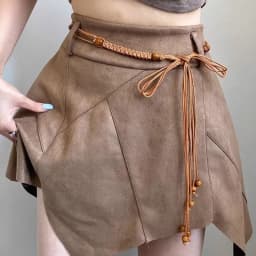 Bohemian style women's belt hand-woven beaded belt summer beach dress match