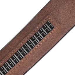 3.5cm Wide Luxury Brand No Buckle Cowhide Leather Ratchet Belt Men Without Buckle Holeless Mens Automatic Genuine Leather Belts