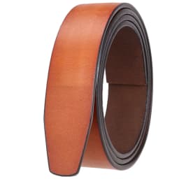3.5cm Wide Luxury Brand No Buckle Cowhide Leather Ratchet Belt Men Without Buckle Holeless Mens Automatic Genuine Leather Belts