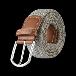 3.3cmx107cm Unisex Belt Casual Knitted Pin Buckle Men Belt Woven Canvas Elastic Braided Stretch Belts for Women