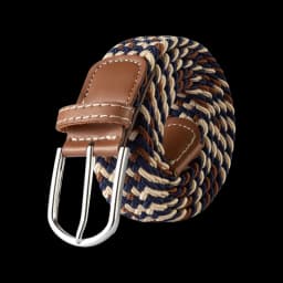 3.3cmx107cm Unisex Belt Casual Knitted Pin Buckle Men Belt Woven Canvas Elastic Braided Stretch Belts for Women