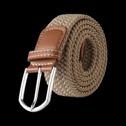 3.3cmx107cm Unisex Belt Casual Knitted Pin Buckle Men Belt Woven Canvas Elastic Braided Stretch Belts for Women