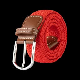 3.3cmx107cm Unisex Belt Casual Knitted Pin Buckle Men Belt Woven Canvas Elastic Braided Stretch Belts for Women