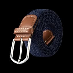 3.3cmx107cm Unisex Belt Casual Knitted Pin Buckle Men Belt Woven Canvas Elastic Braided Stretch Belts for Women