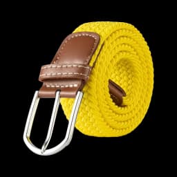 3.3cmx107cm Unisex Belt Casual Knitted Pin Buckle Men Belt Woven Canvas Elastic Braided Stretch Belts for Women