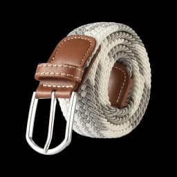 3.3cmx107cm Unisex Belt Casual Knitted Pin Buckle Men Belt Woven Canvas Elastic Braided Stretch Belts for Women