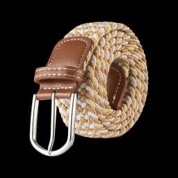 3.3cmx107cm Unisex Belt Casual Knitted Pin Buckle Men Belt Woven Canvas Elastic Braided Stretch Belts for Women