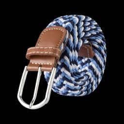 3.3cmx107cm Unisex Belt Casual Knitted Pin Buckle Men Belt Woven Canvas Elastic Braided Stretch Belts for Women