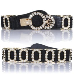 Women's Waist Belt, Women's Decorative Belt Fashionable Elastic Women's Diamond Inlay, Elastic Waistband, Widened Waist Belt
