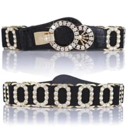 Women's Waist Belt, Women's Decorative Belt Fashionable Elastic Women's Diamond Inlay, Elastic Waistband, Widened Waist Belt
