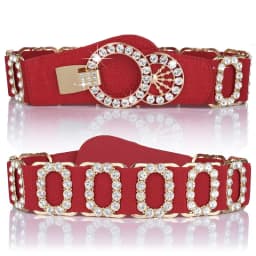Women's Waist Belt, Women's Decorative Belt Fashionable Elastic Women's Diamond Inlay, Elastic Waistband, Widened Waist Belt