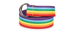 Fashion Long Waist Belt for Women Lady Pretty Canvas Trendy Rainbow Colors Thin Skinny Waist Belt Dress Accessory Clothes Gift