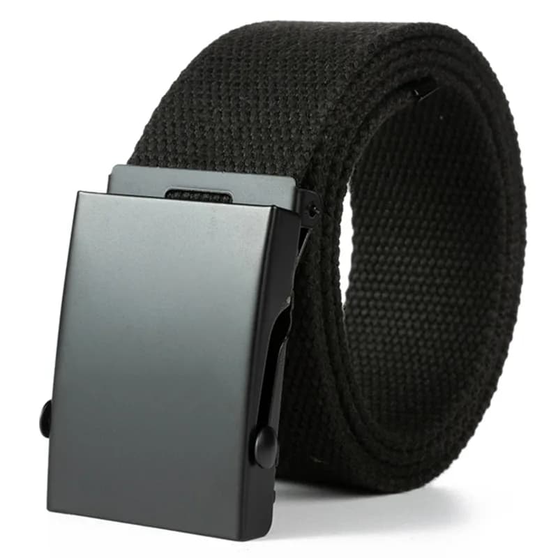 New Men Belt New Fashion Unisex Waist Belt Jeans Male Casual Luxury Canvas 3.8cm Webbing Waistband Ceinture Femme